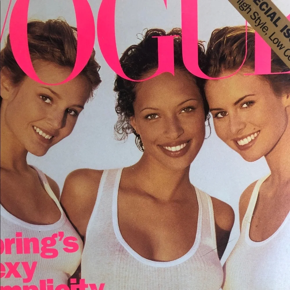 Vogue APRIL 1994 Brandi Q/Briget Hall/Niki Taylor